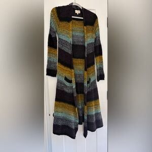 JOh Women's Multicolor Striped Cardigan